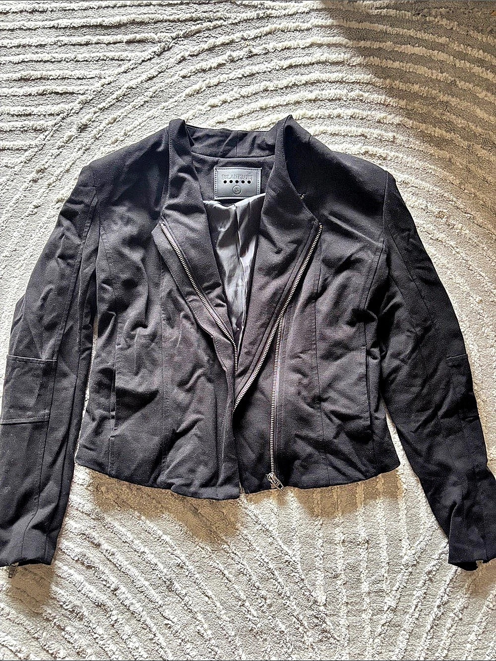 BlankNYC Black Moto Jacket Size Small